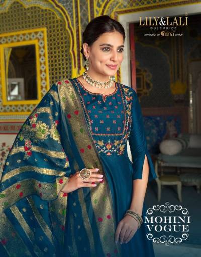 Mohini Vogue By Lily & Lali Designer Festive Wear Salwar Kameez Collection